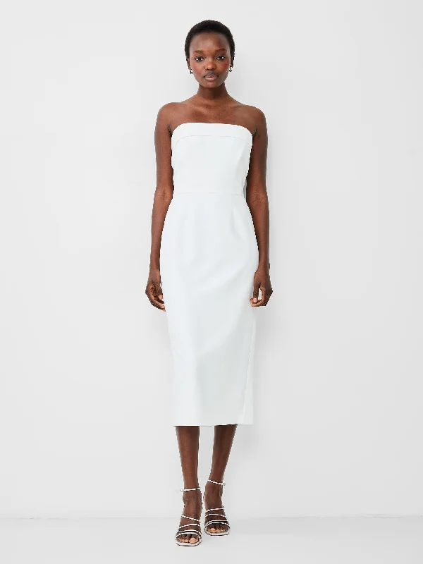 Echo Crepe Strapless Dress