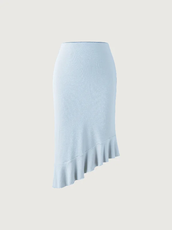 Eco-SkinKiss® 2.0 Asymmetrical Ruffle Skirt