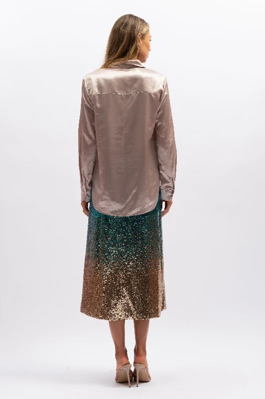 We Are The Others Ombre Sequin Skirt