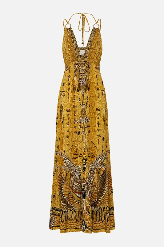 TIERED DRESS WITH HARDWARE VALLEY OF THE KINGS