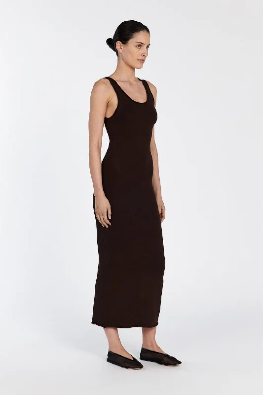 ROMA CHOC MAXI DRESS