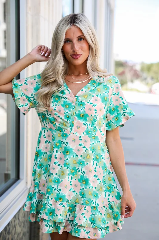 FINAL SALE - Something Special Floral Mini Dress