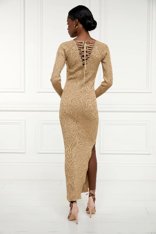 Jessica Maxi Dress (Gold)