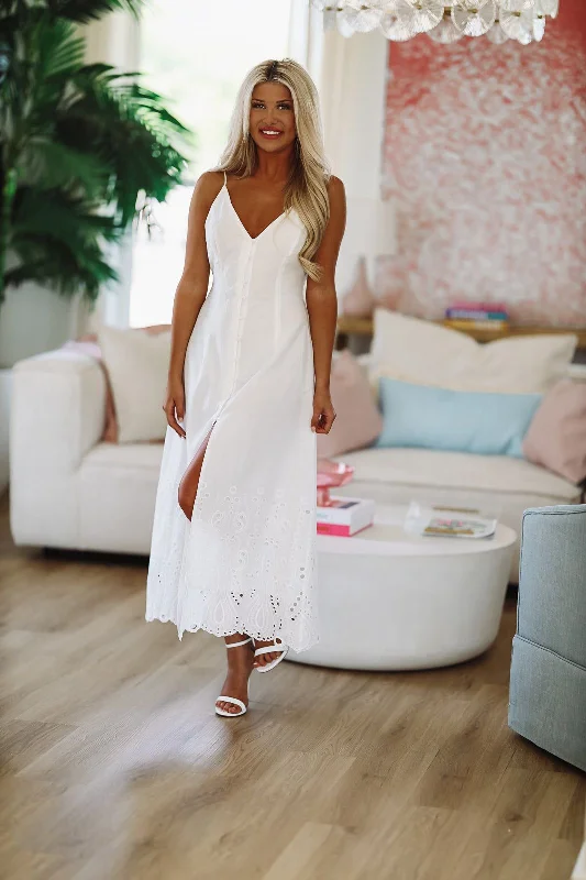 Love Language Maxi Dress - White