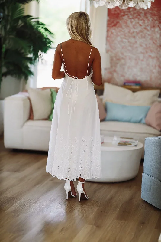 Love Language Maxi Dress - White