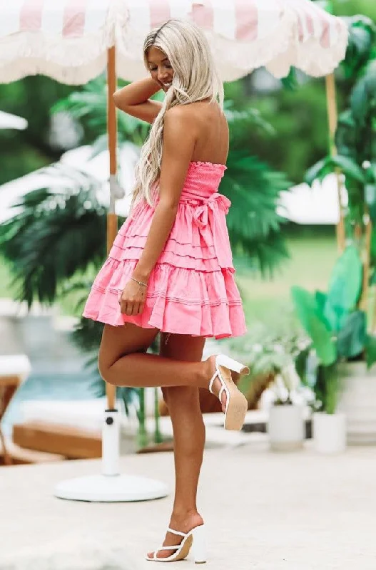 Summer Lovin' Dress - Bubble Gum Pink