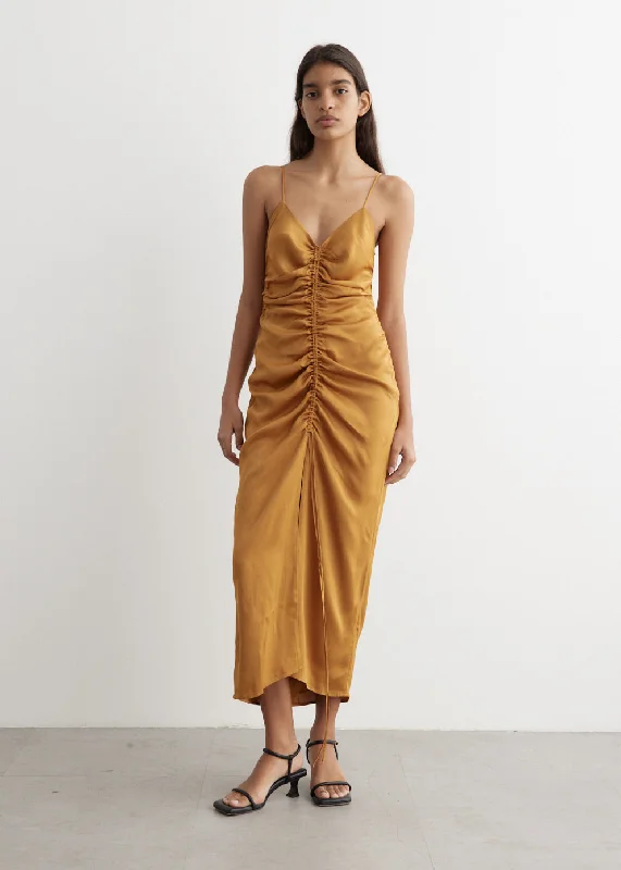 Temple Ruched Front Dress