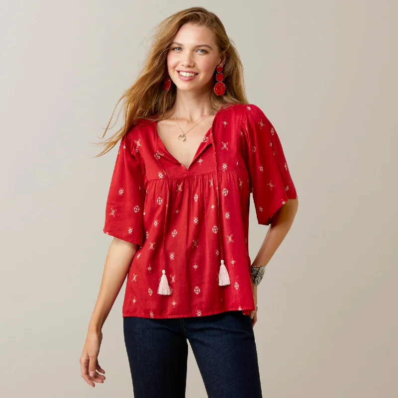 10045010 Ariat Women's Star-Spangled Tunic Dobby