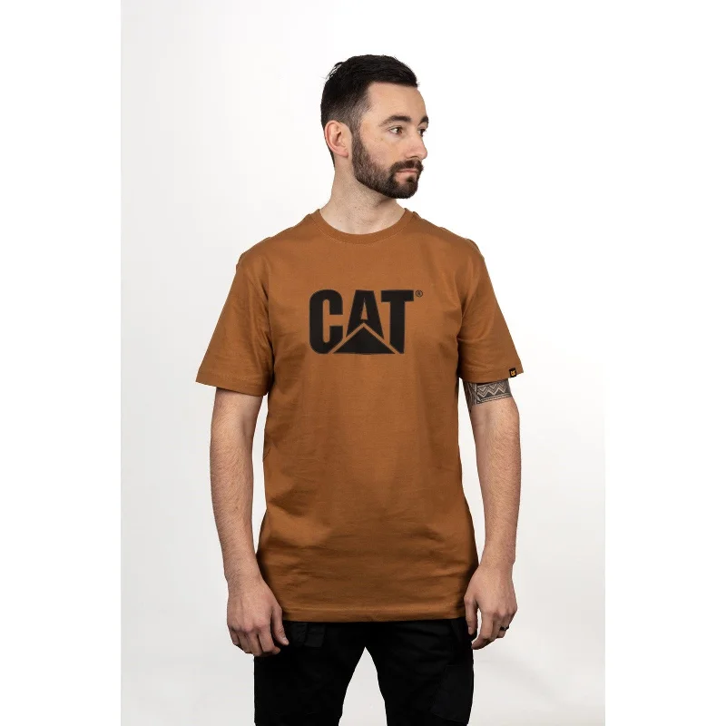 Trademark Logo T-Shirt Brown 4XL