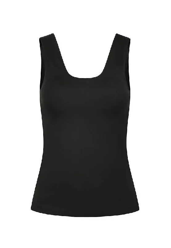 Enhance Square-Neck Fitted Tank