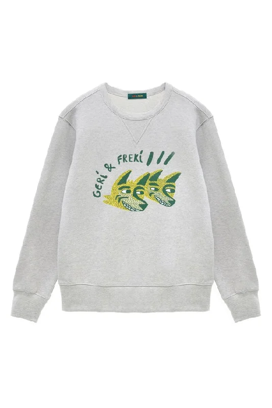 Geri & Freki WolfCharacter SweatShirt (geri&freki wolf character sweat shirts)GASS-LT005X