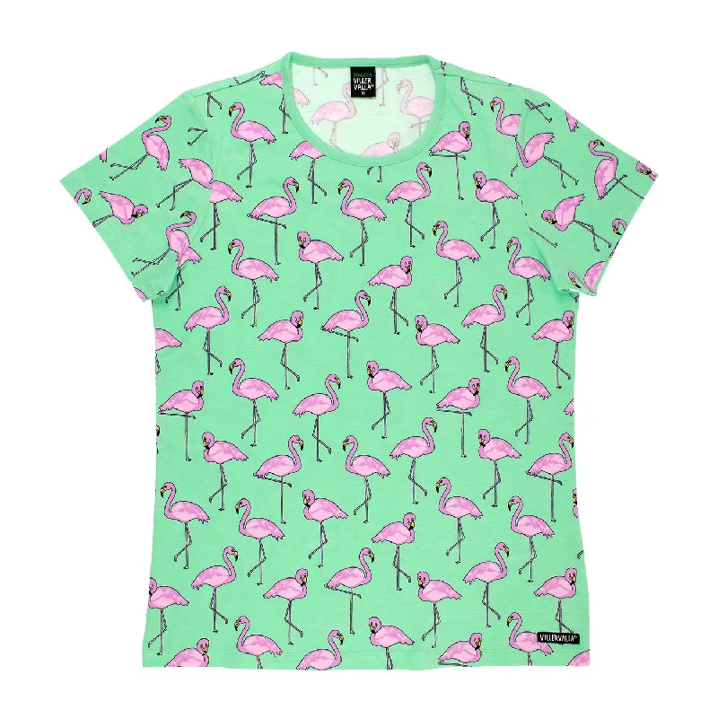 Adult's Flamingo Short Sleeve Shirt - 1 Left Size XL