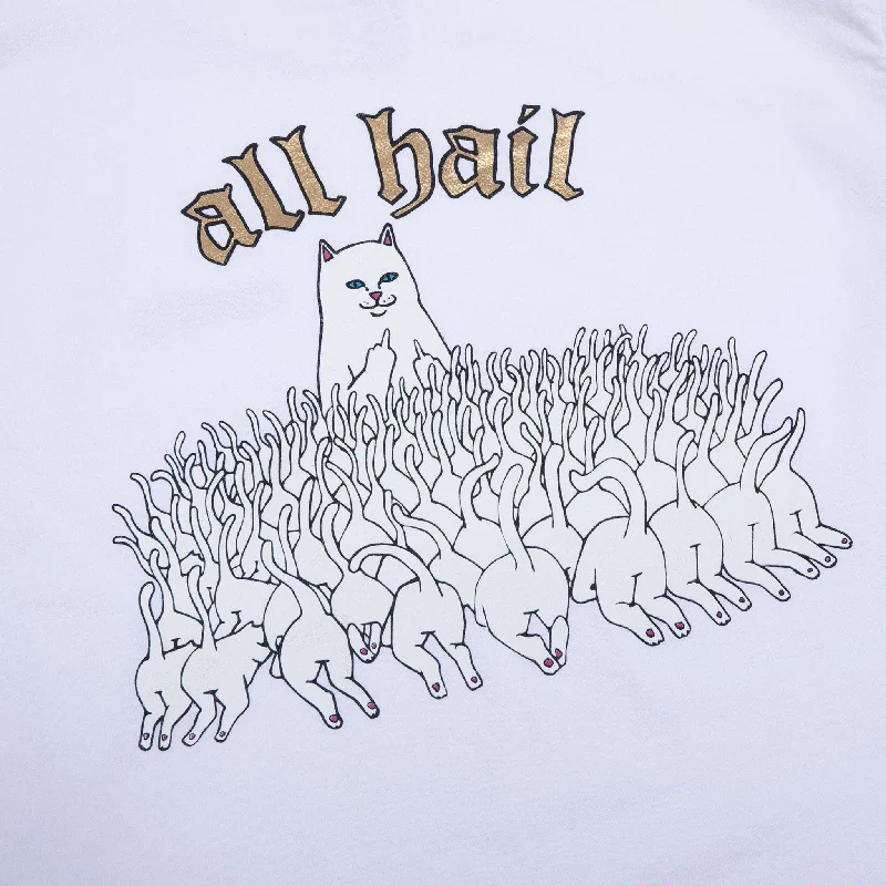 All Hail L/S (White)