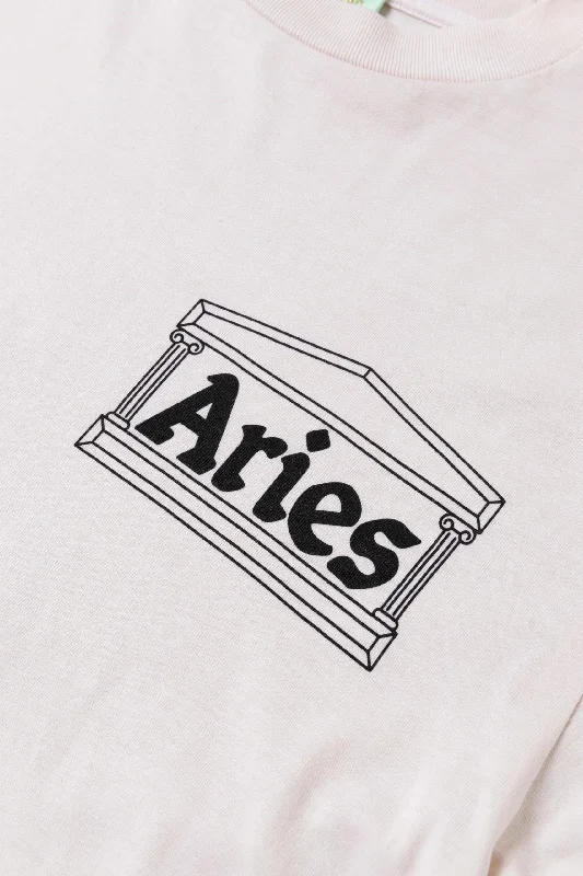 Aries Arise Temple SS Tee - Pale Pink