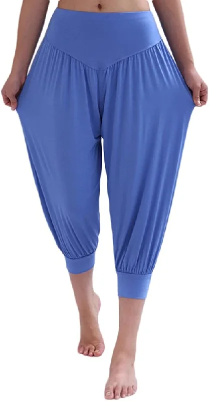 FashionSierra - AvaCostume Modal Cotton Soft Yoga Sports Dance Harem Capri Pants