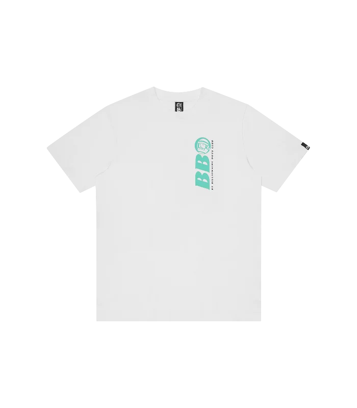 BB ASTRO REPEAT LOGO T-SHIRT - WHITE/GREEN LOGO