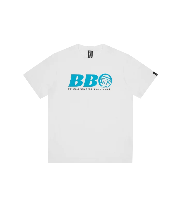 BB ASTRO T-SHIRT - WHITE/BLUE LOGO