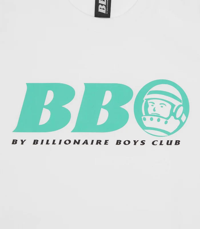 BB ASTRO T-SHIRT - WHITE/GREEN LOGO