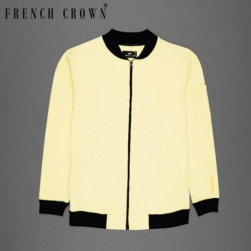 Beeswax Yellow Heavyweight Bomber Jacket