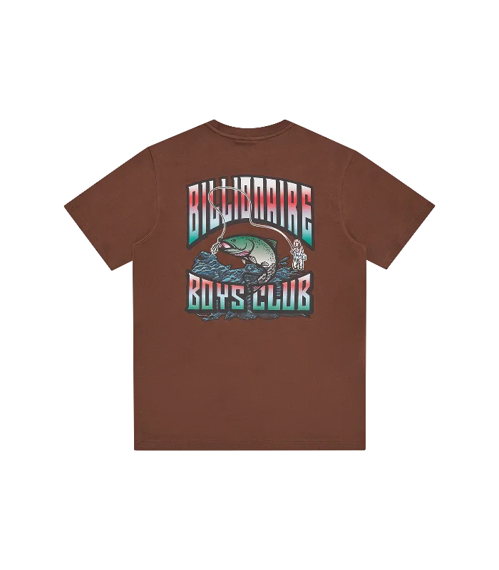 BIG CATCH T-SHIRT - BROWN