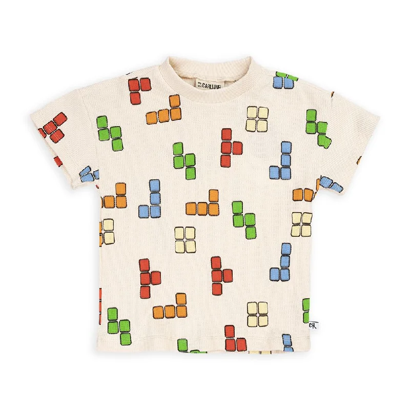 Blox Crewneck Waffle Short Sleeve Shirt