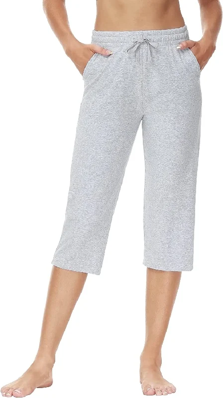 Heather Grey - Capris / 3X-Large