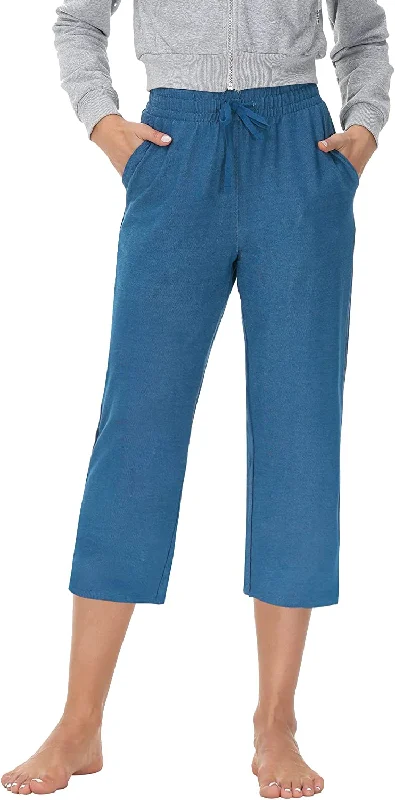 Middle Blue - Capris / X-Large