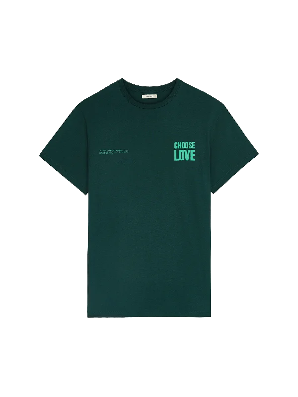 Choose Love Midweight T-Shirt—foliage green