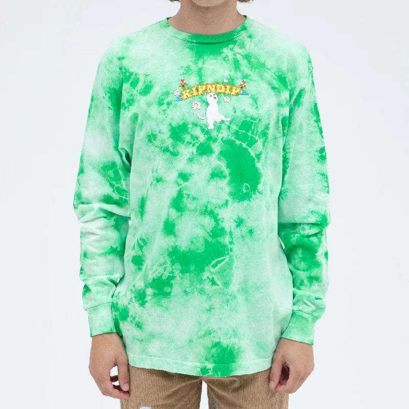 Cloud Sixty Nine Long Sleeve (Lime Cloud Wash)