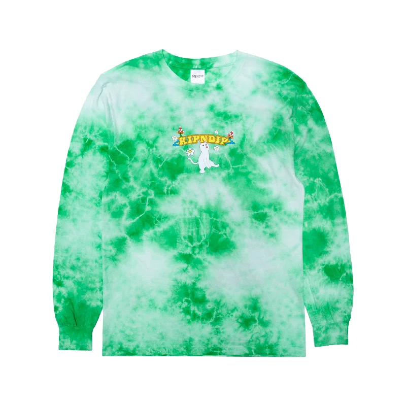 Cloud Sixty Nine Long Sleeve (Lime Cloud Wash)