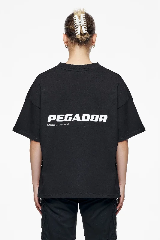 Culla Logo Heavy Oversized Tee Black