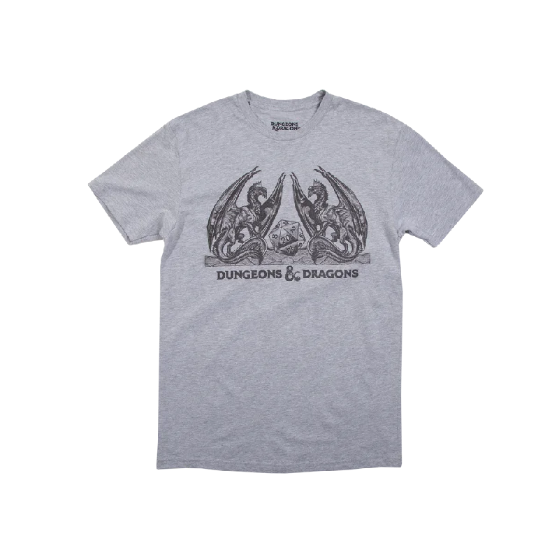 D&D Dragons Heather Grey Tee