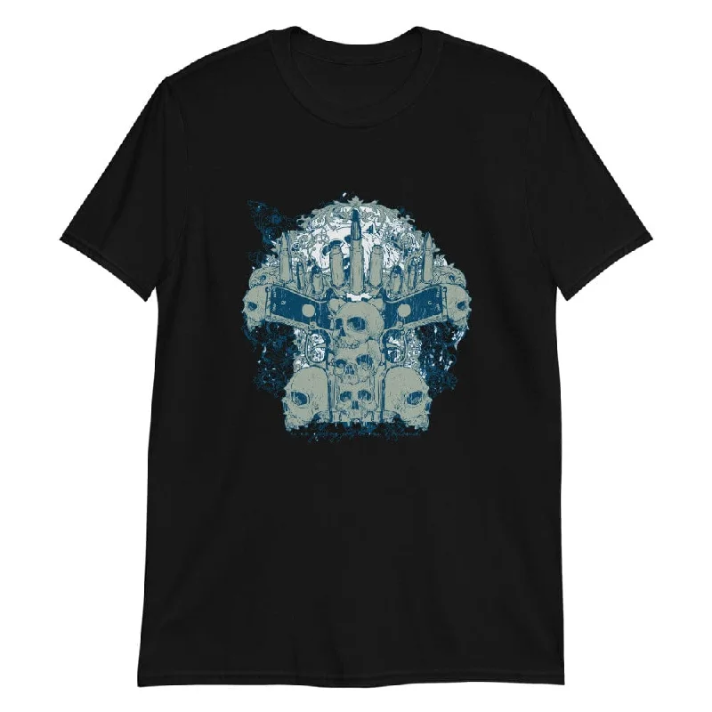 Gun Skull - T-Shirt