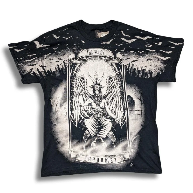 Huge Print Baphomet Going To Hell Tshirt