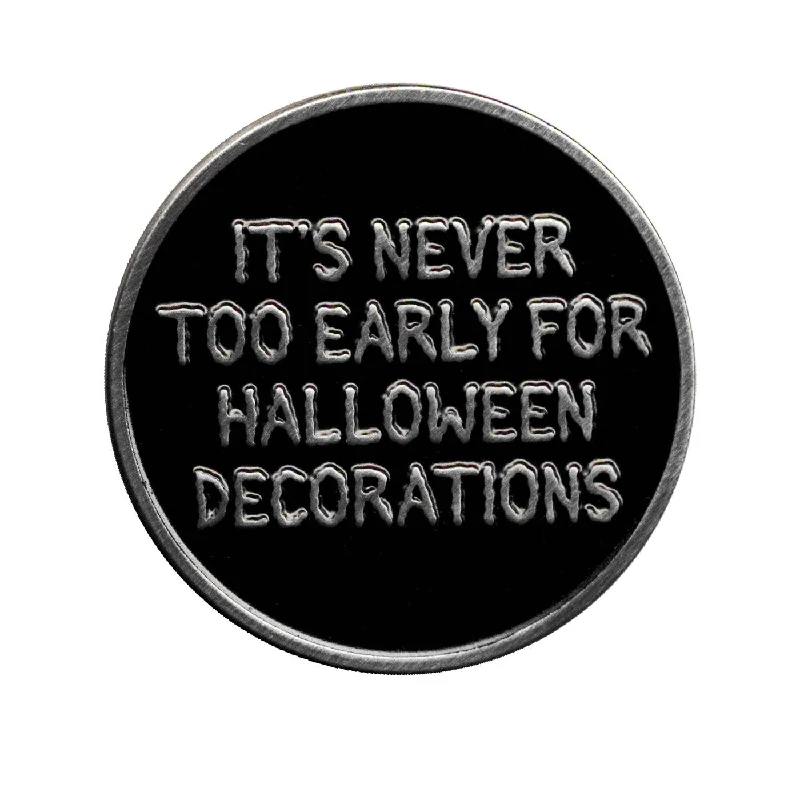 It's Never Too Early for Halloween Decorations Pin