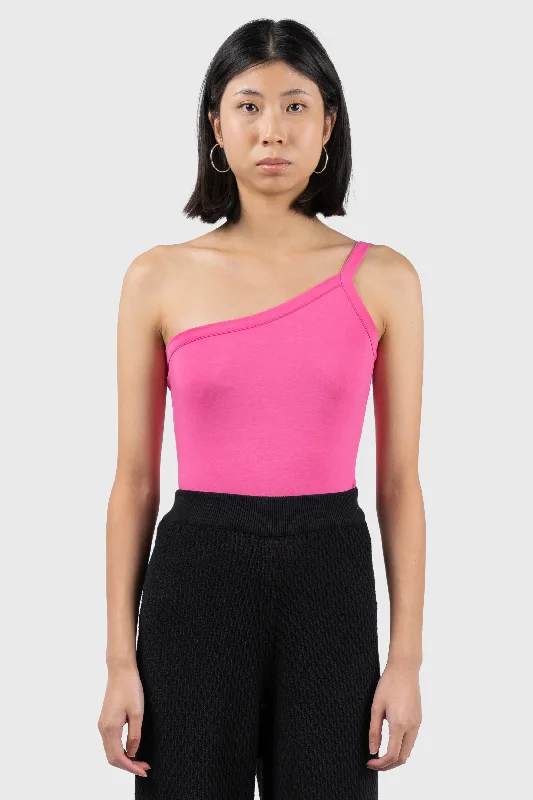 Asymmetric Strap Tank Top