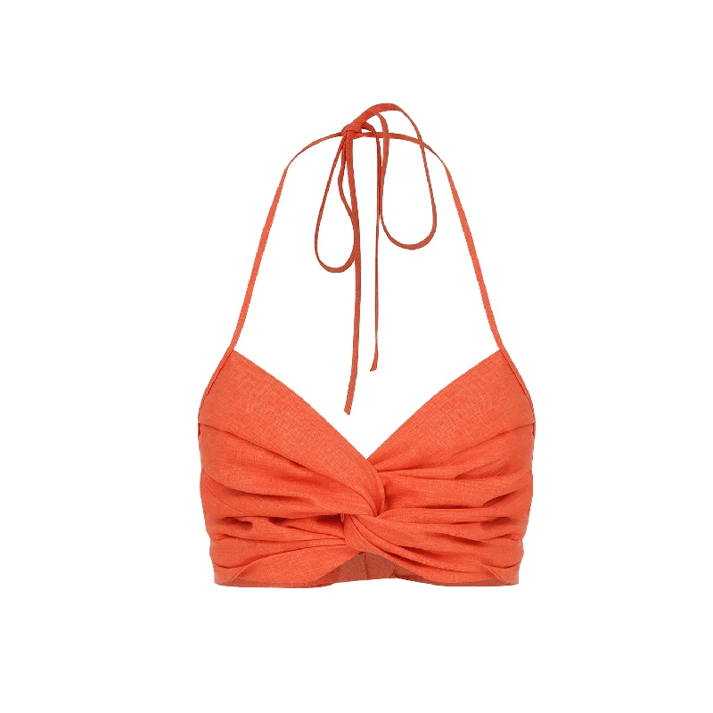 June Top in Spicy Orange