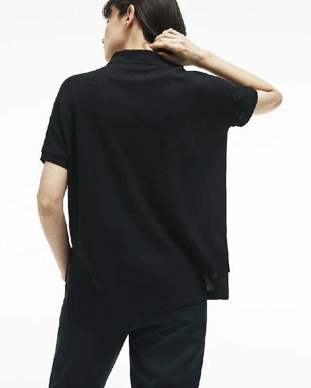 Lacoste Relaxed Fit Polo - Black