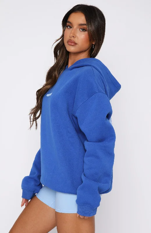 Leisure Series Oversized Hoodie Cobalt