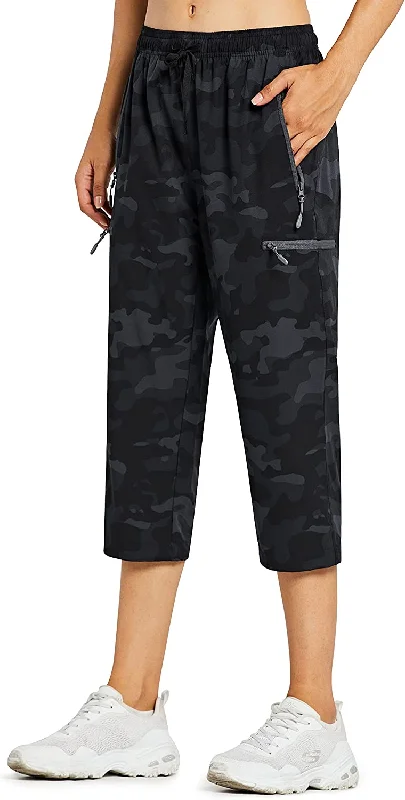 02-capri Pants-camo Black / Medium