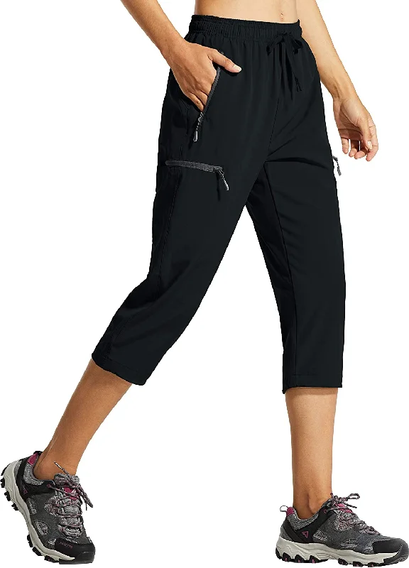 02-capri Pants-black / Large