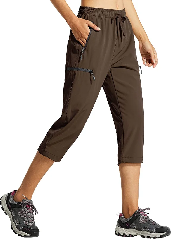 02-capri Pants-brown / Large