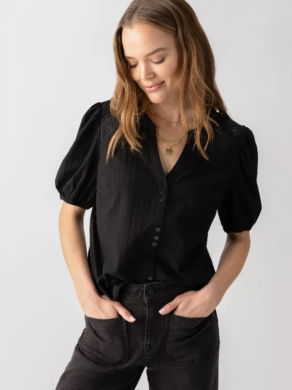 Lift Me Up Blouse Black