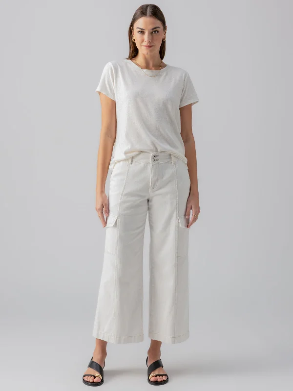 Linen Perfect Tee White