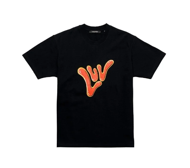 Lost Utopian Visions LUV / MARS Tee - Black/Red/Yellow