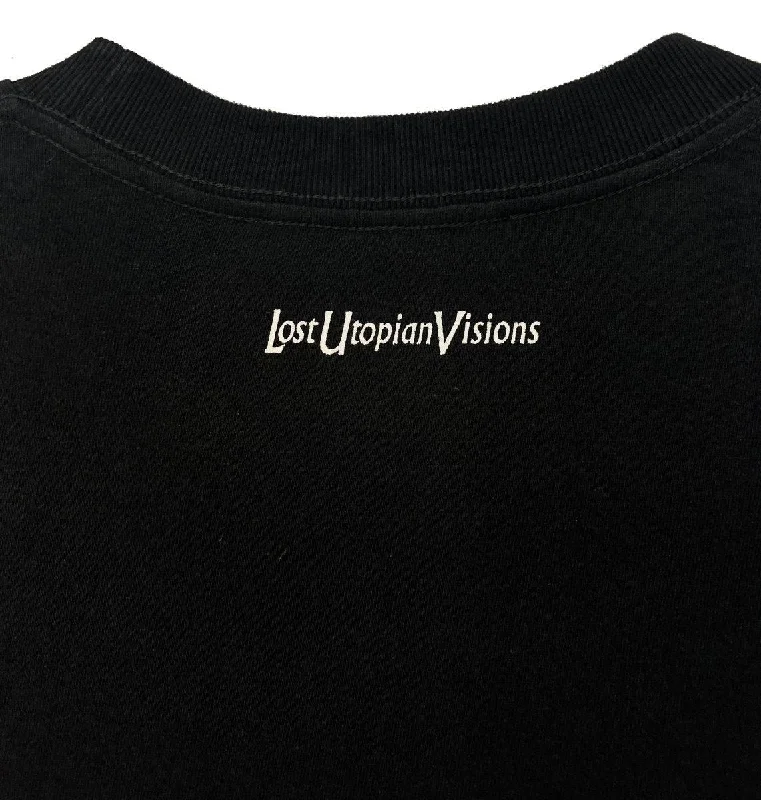 Lost Utopian Visions LUV Pill logo SS tee - Black