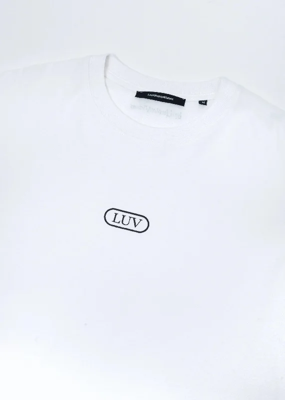 Lost Utopian Visions LUV Pill Logo SS Tee - White