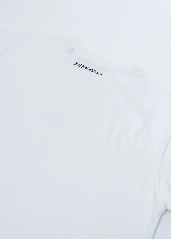 Lost Utopian Visions LUV Pill Logo SS Tee - White