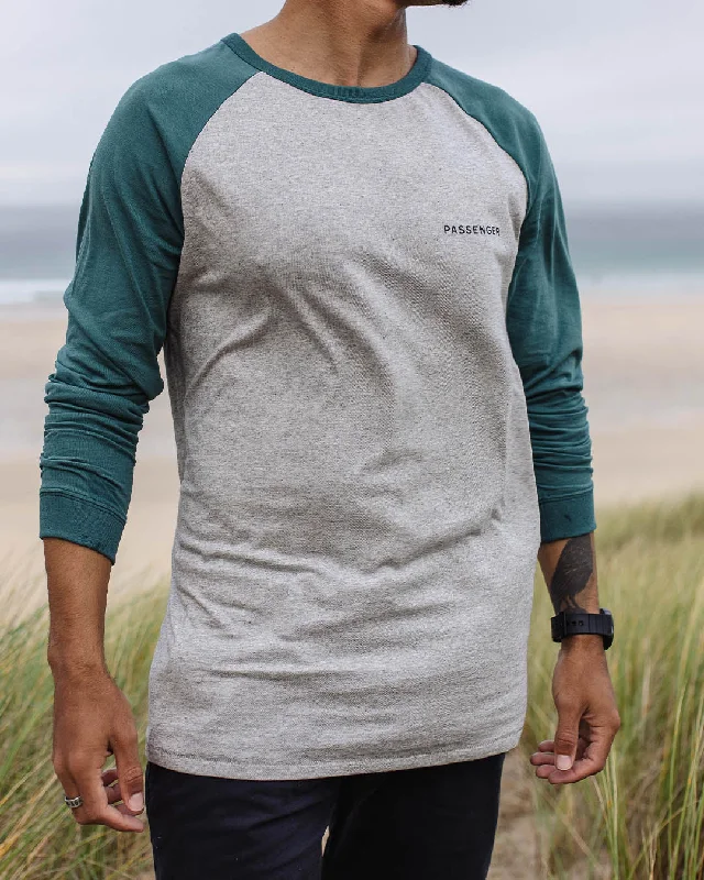 Made To Roam Recycled LS T-Shirt - Grey Marl