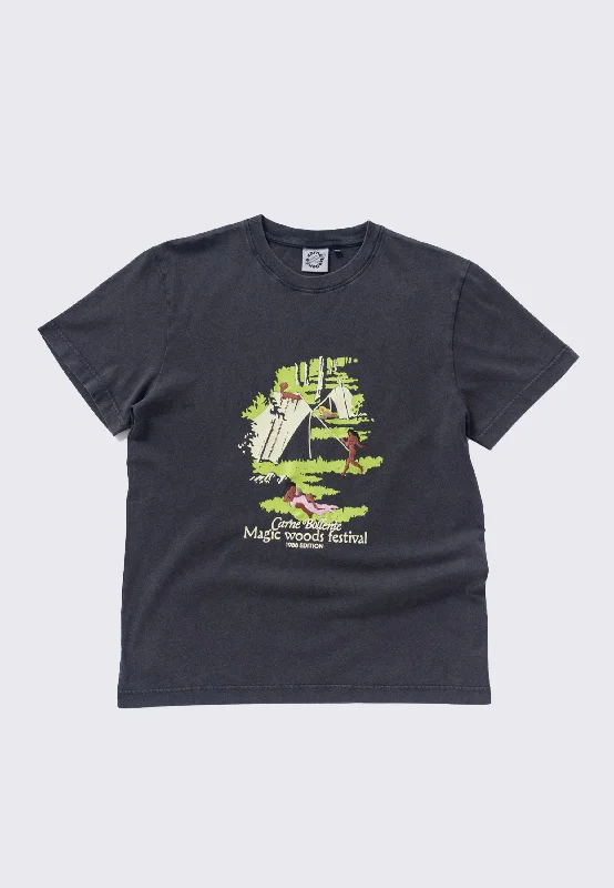 Magic Woods Festival T-Shirt - Washed Black